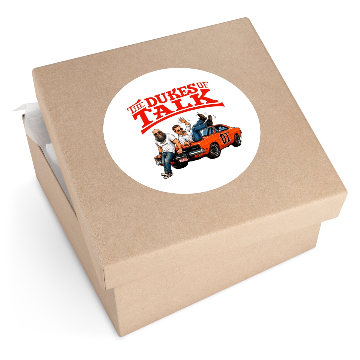 The Dukes of Talk - Round Sticker