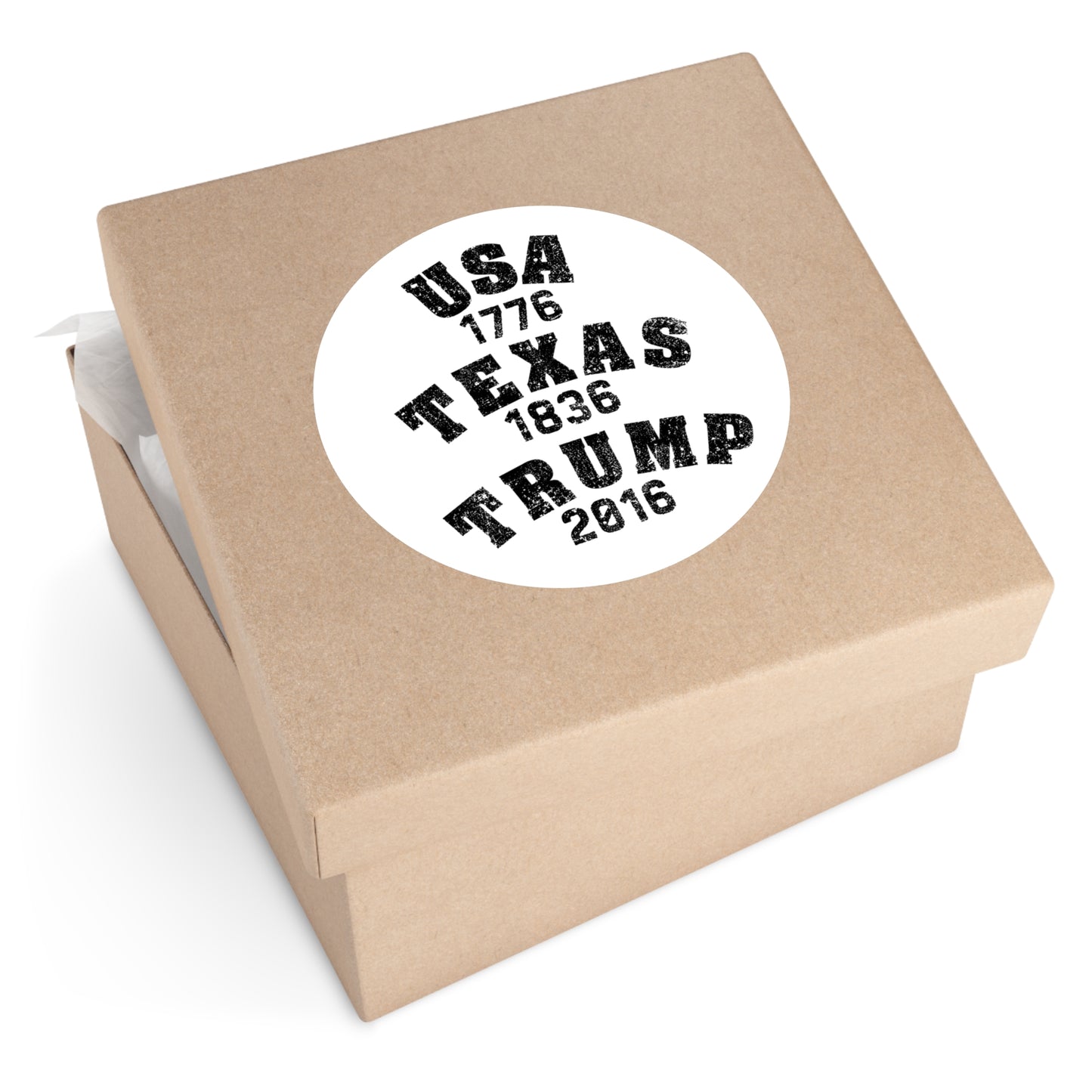 USA.TEXAS.TRUMP - Round Sticker