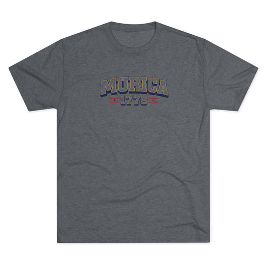 Murica 1776 - Tri-Blend Crew Tee