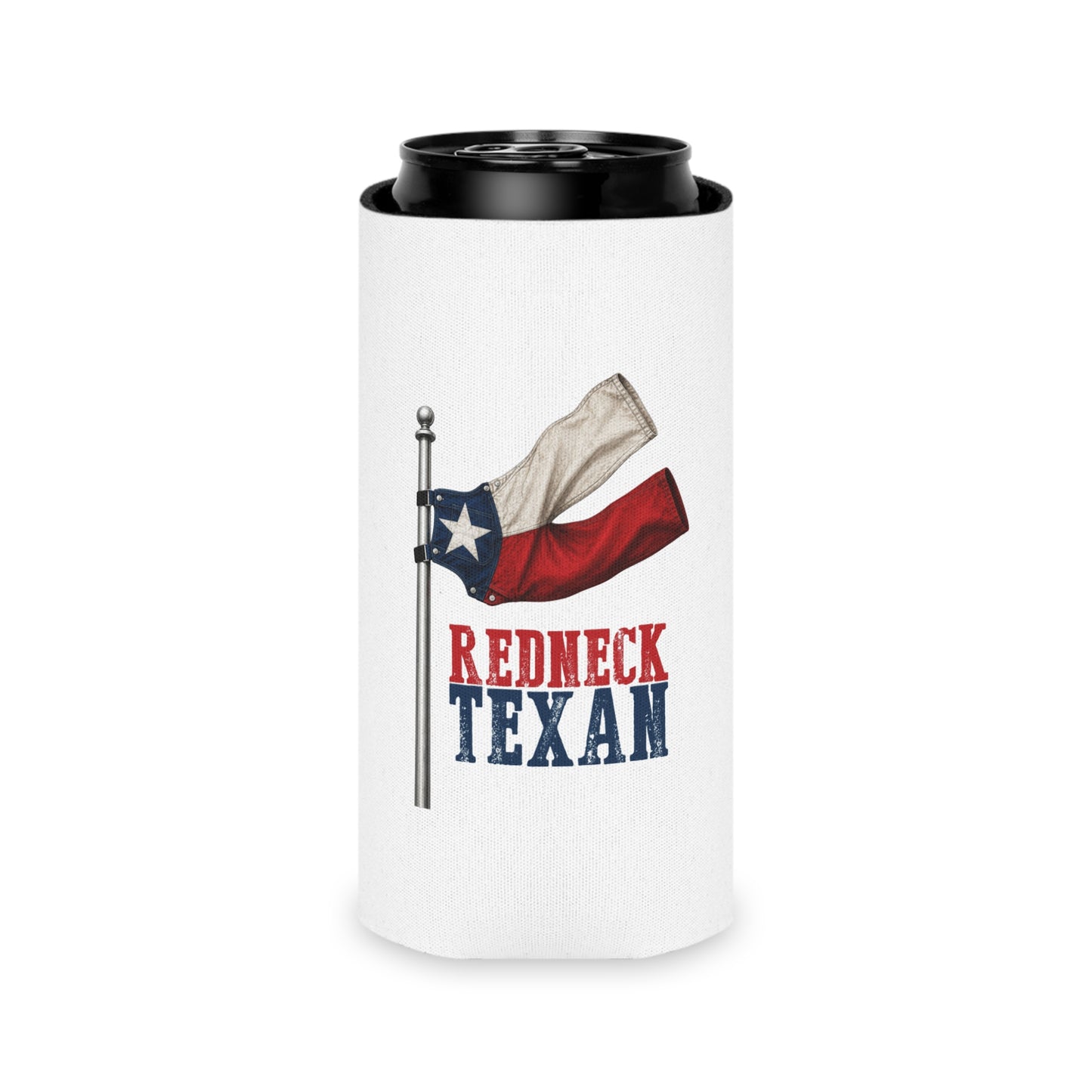 Redneck Texan Flag - Can Cooler