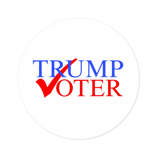 Trump Voter - Round Sticker