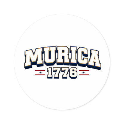 Murica 1776 - Round Sticker