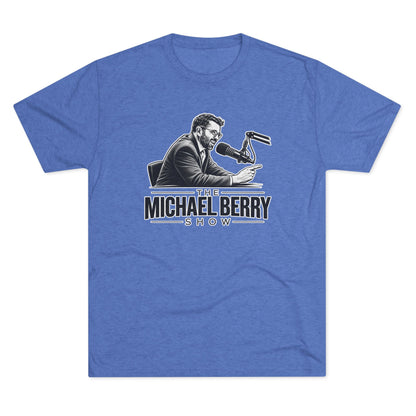 Michael Berry Show - w/ mic - Tri-Blend Crew Tee