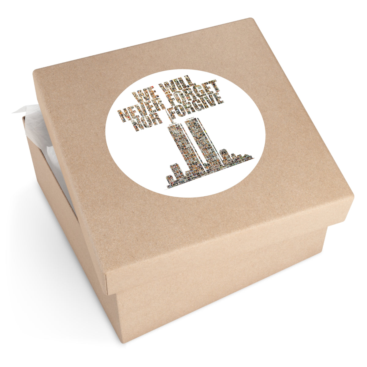 We Will Never Forget No Forgive - Round Sticker