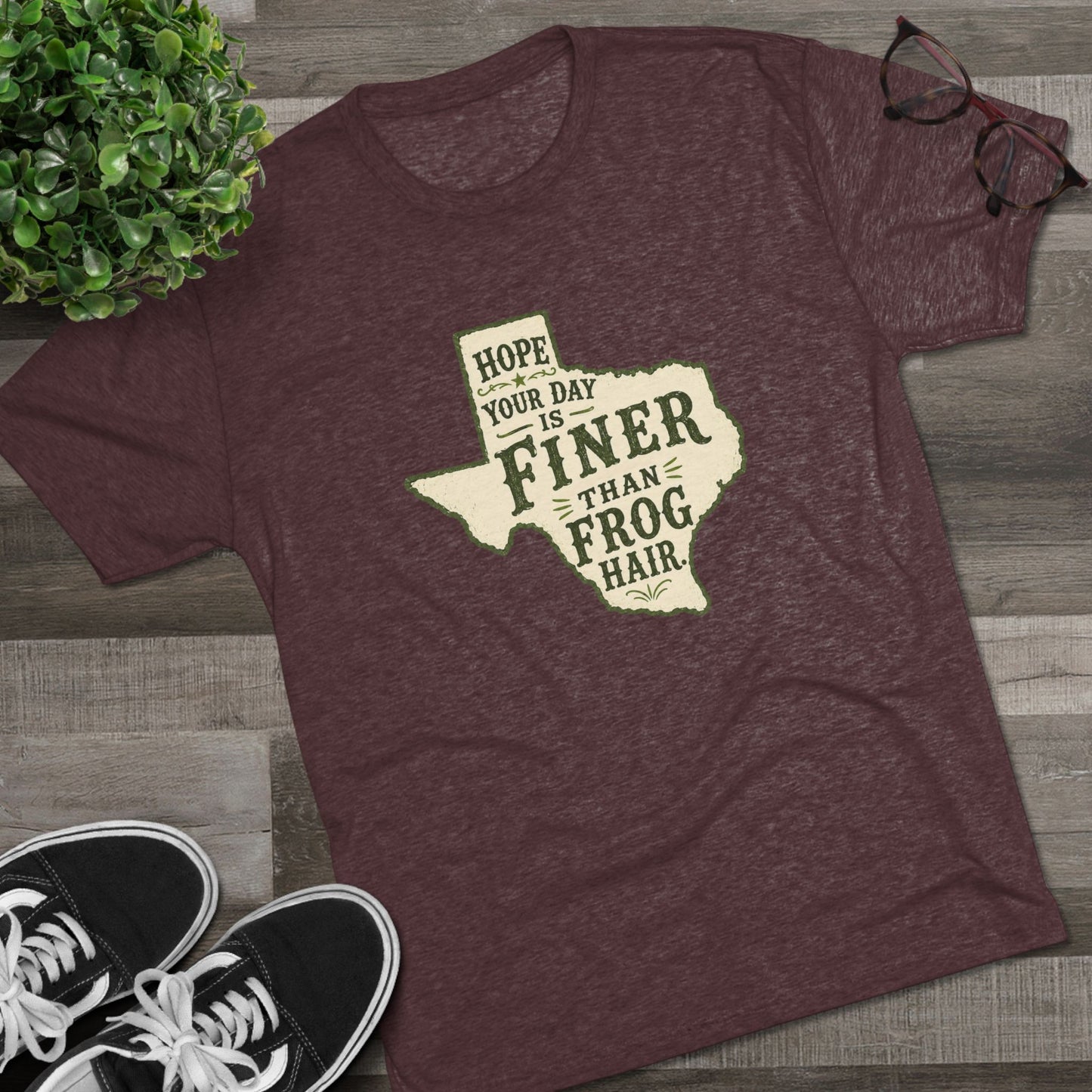 Finer than a Frog Hair - Tri-Blend Crew Tee