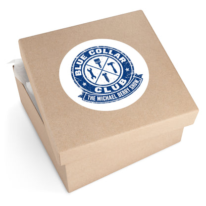 Blue Collar Club - Round Sticker