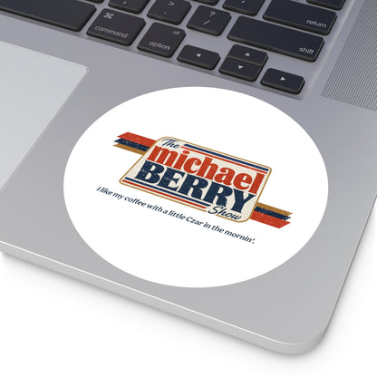 Coffee with Czar - Round Sticker