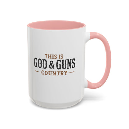 This is God & Guns Country - Coffee Mug, 11oz or 15oz