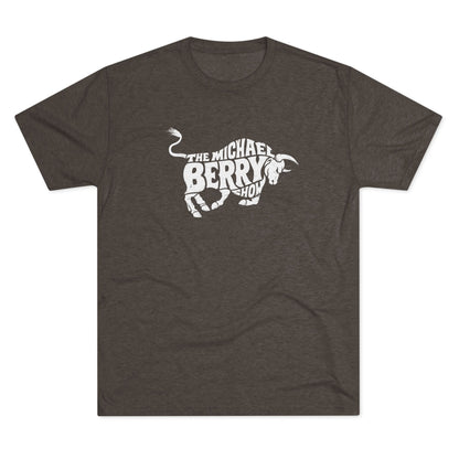 Michael Berry Show (Bull Logo) - Tri-Blend Crew Tee