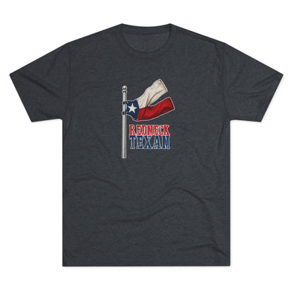 Redneck Texan Flag - Tri-Blend Crew Tee