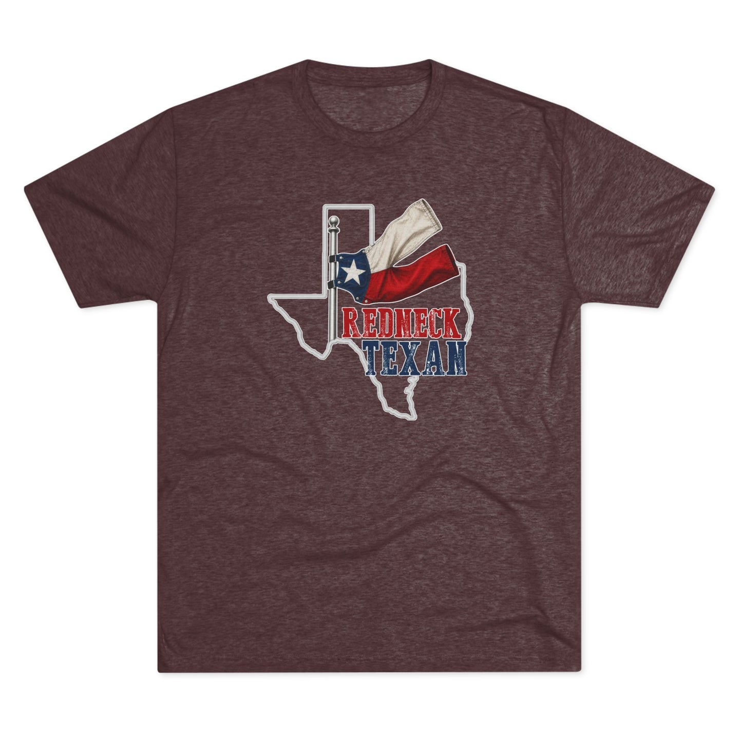 Redneck Texan TX - Tri-Blend Crew Tee