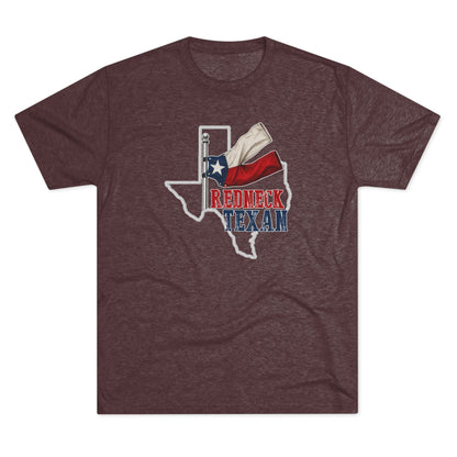 Redneck Texan TX - Tri-Blend Crew Tee