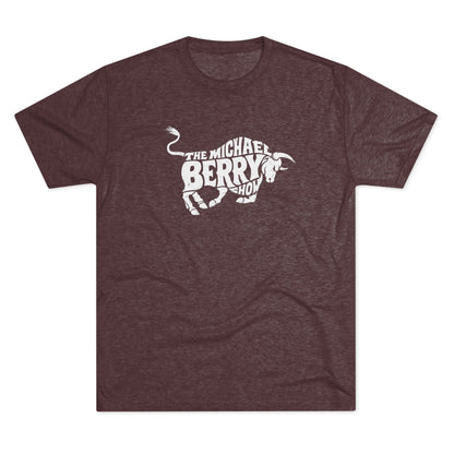 Michael Berry Show (Bull Logo) - Tri-Blend Crew Tee