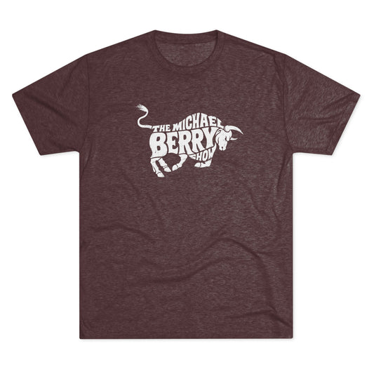 Michael Berry Show (Bull Logo) - Tri-Blend Crew Tee