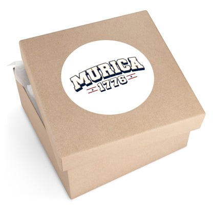 Murica 1776 - Round Sticker