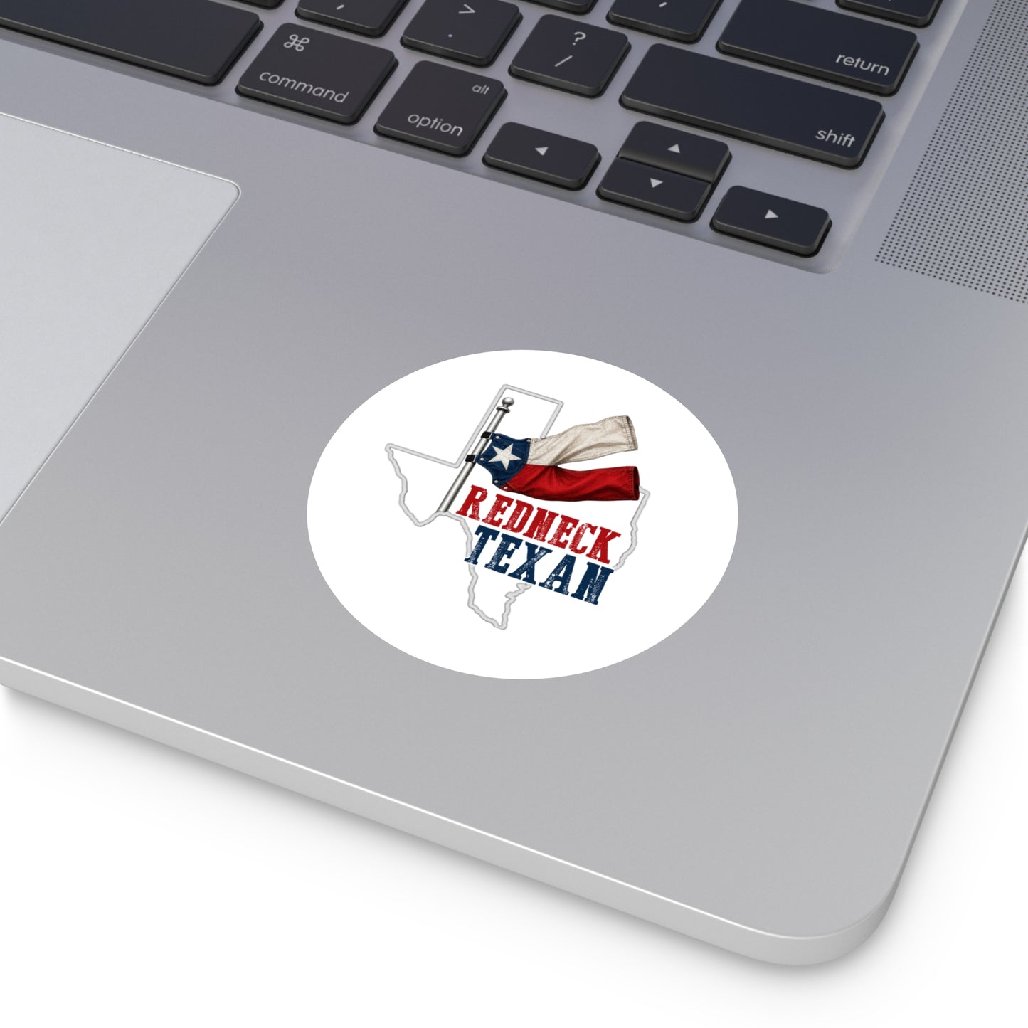 Redneck Texan TX - Round Sticker