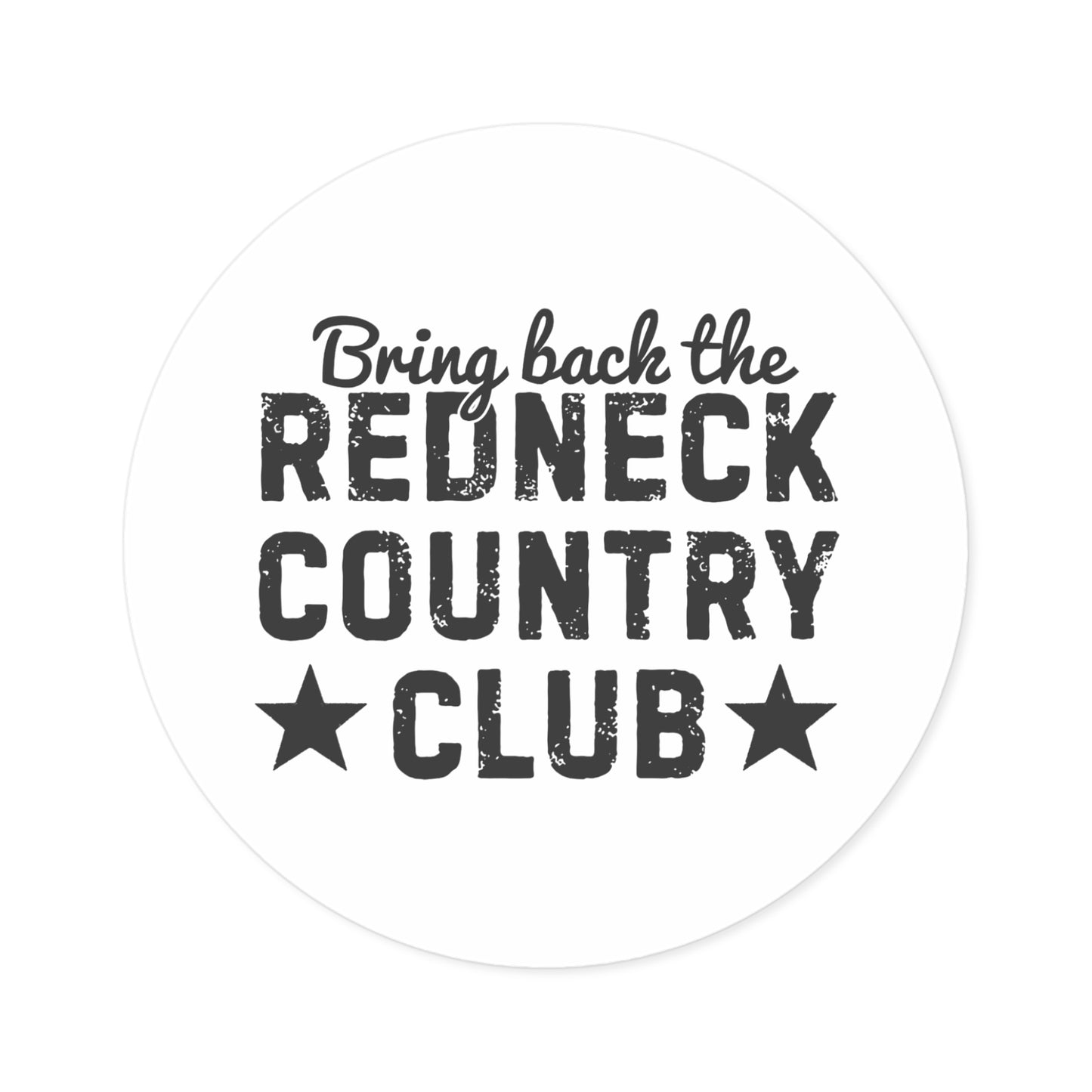 Bring back the RCC - Round Sticker