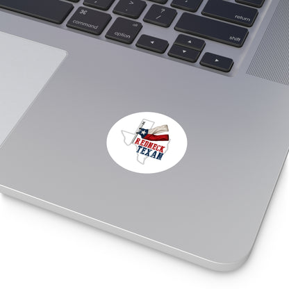 Redneck Texan TX - Round Sticker