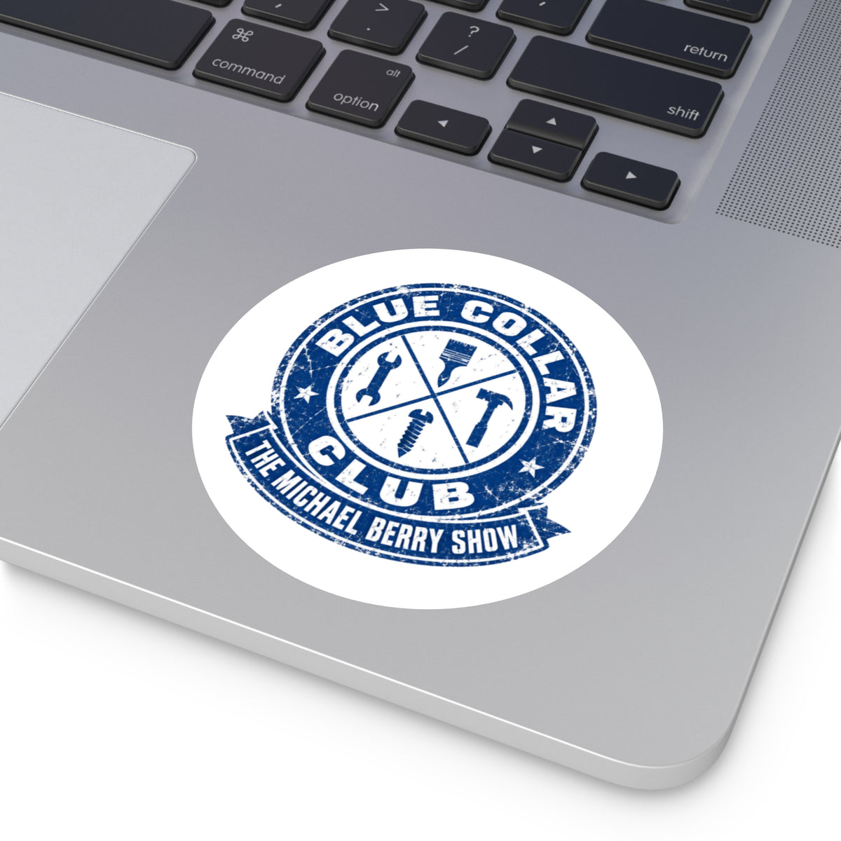 Blue Collar Club - Round Sticker