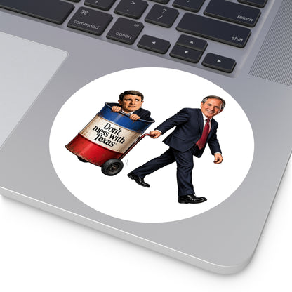 Paxton Taking out the Trash - Round Sticker