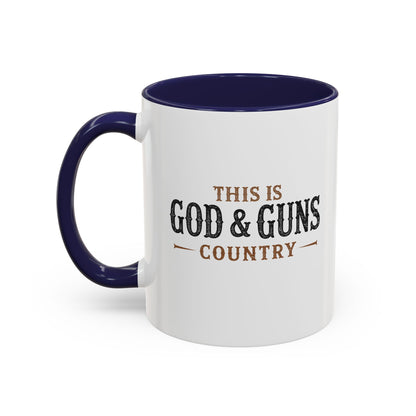 This is God & Guns Country - Coffee Mug, 11oz or 15oz