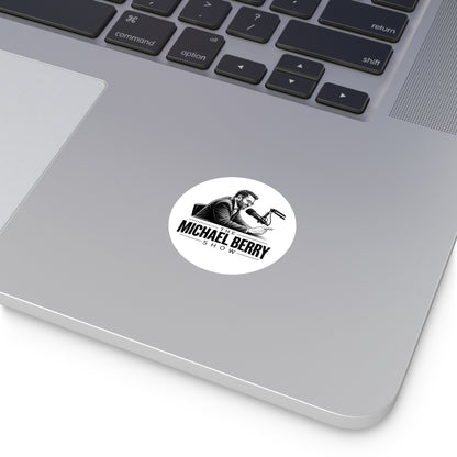 Michael Berry Show - w/ mic - Round Sticker