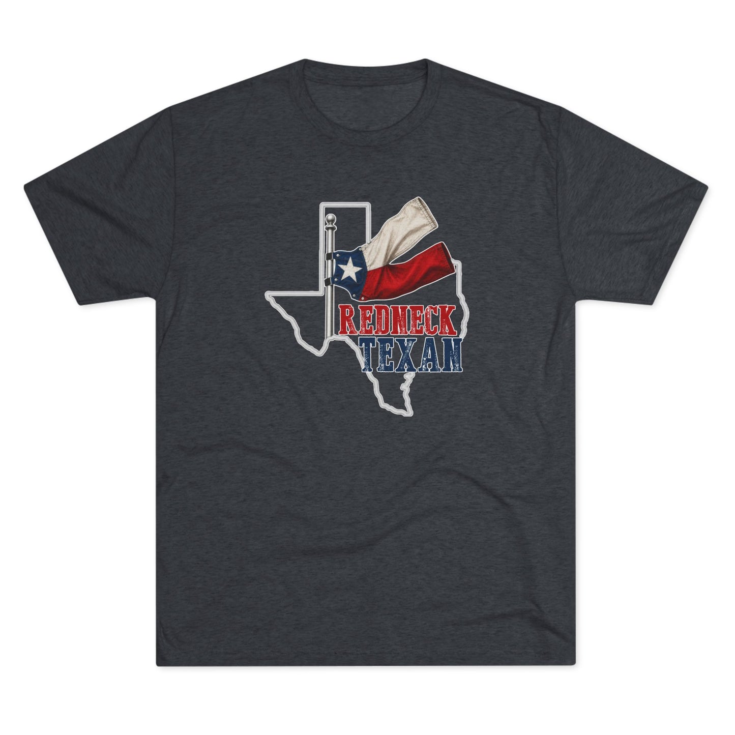 Redneck Texan TX - Tri-Blend Crew Tee