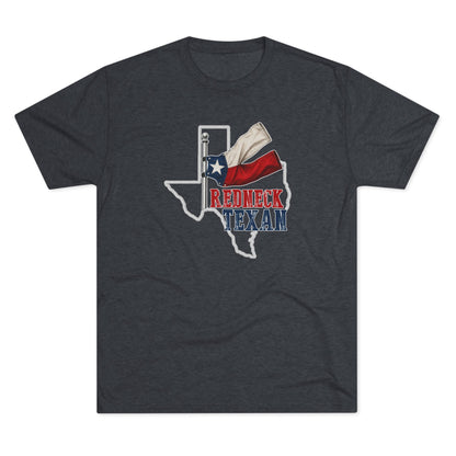 Redneck Texan TX - Tri-Blend Crew Tee