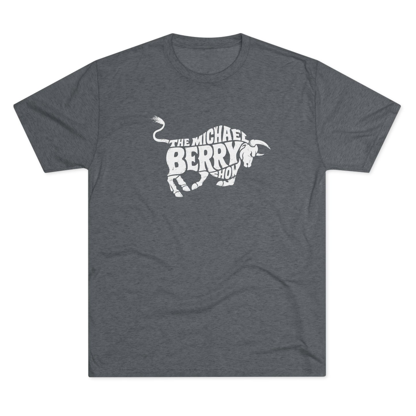 Michael Berry Show (Bull Logo) - Tri-Blend Crew Tee