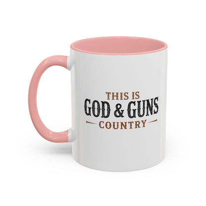 This is God & Guns Country - Coffee Mug, 11oz or 15oz