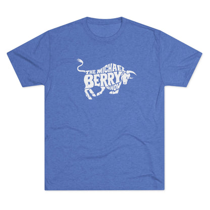 Michael Berry Show (Bull Logo) - Tri-Blend Crew Tee
