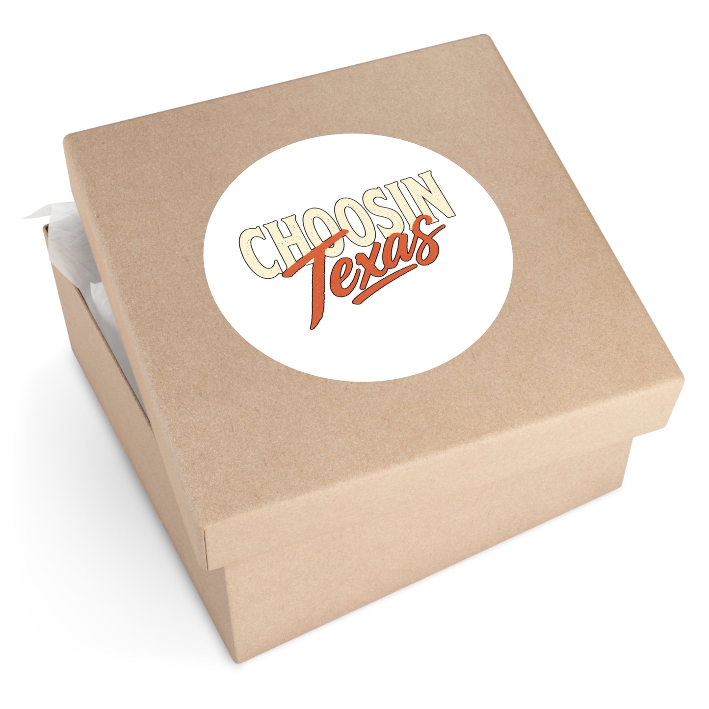 Choosin' Texas - Round Sticker