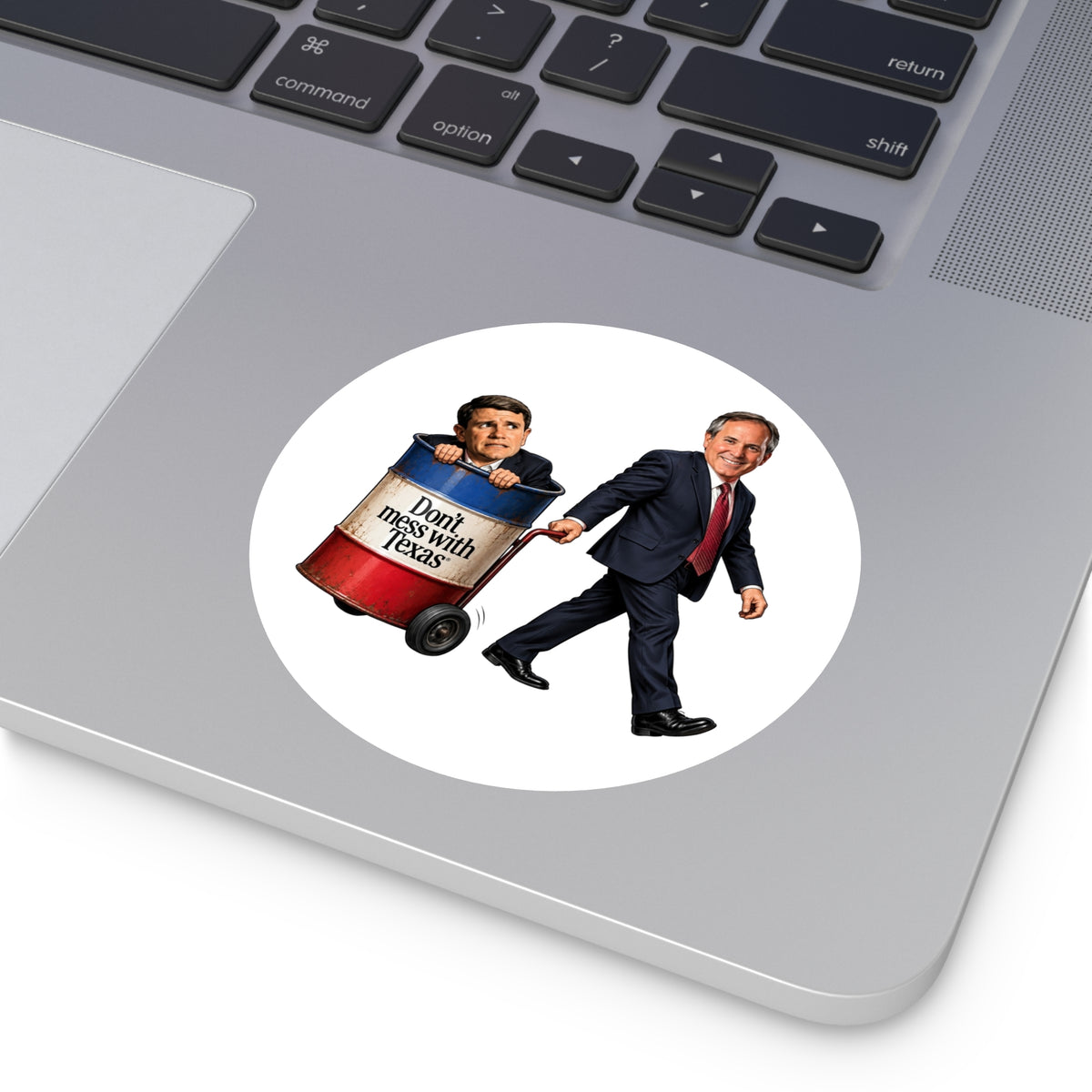 Paxton Taking out the Trash - Round Sticker
