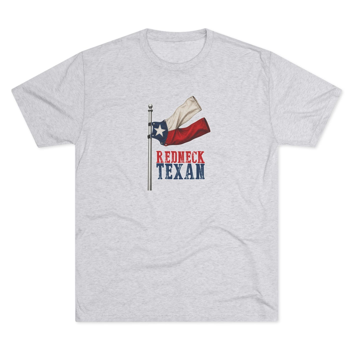 Redneck Texan Flag - Tri-Blend Crew Tee