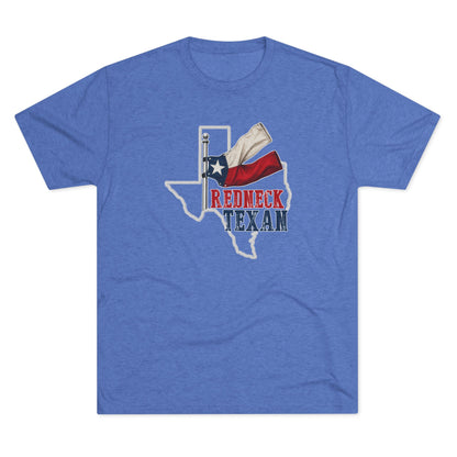 Redneck Texan TX - Tri-Blend Crew Tee