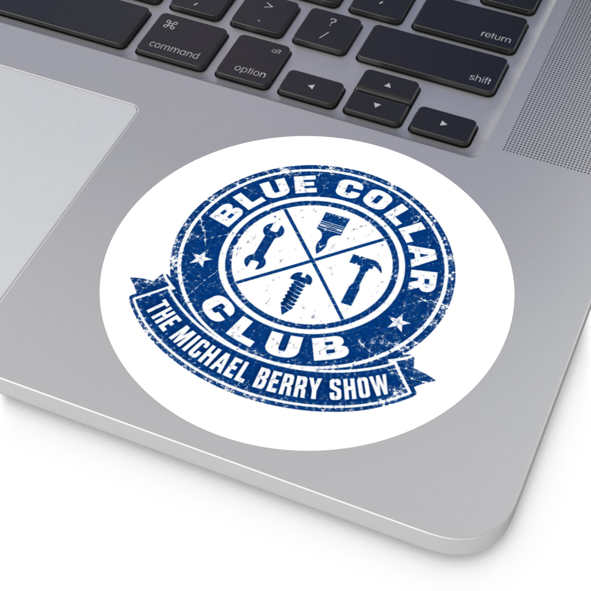 Blue Collar Club - Round Sticker