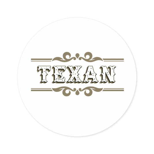 Texan - Round Sticker