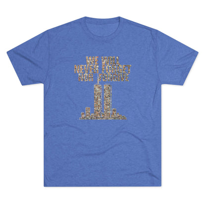 We Will Never Forget No Forgive - Tri-Blend Crew Tee