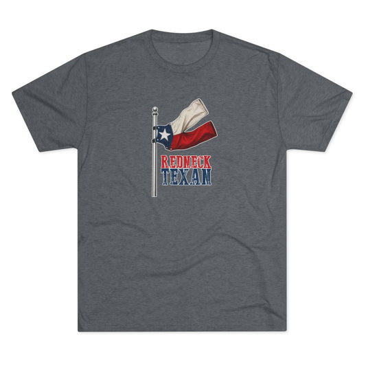 Redneck Texan Flag - Tri-Blend Crew Tee
