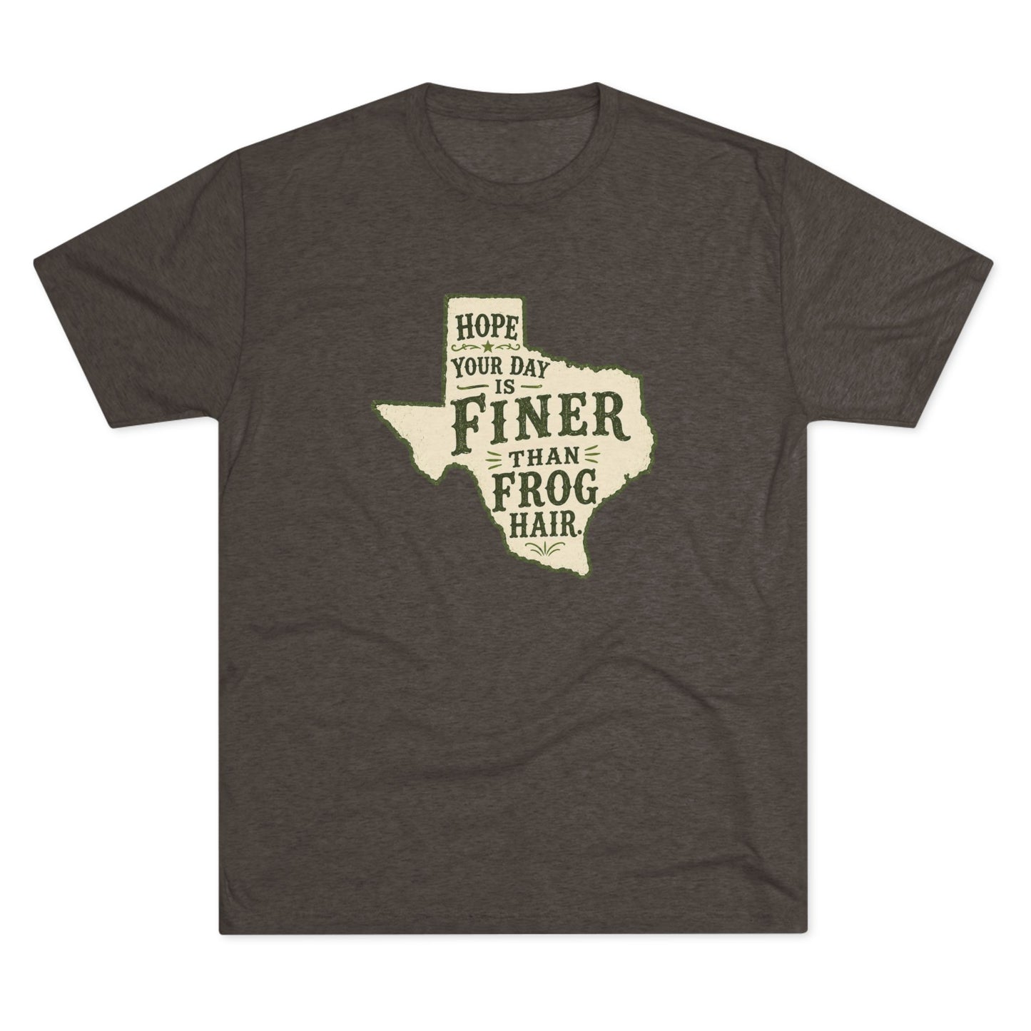 Finer than a Frog Hair - Tri-Blend Crew Tee