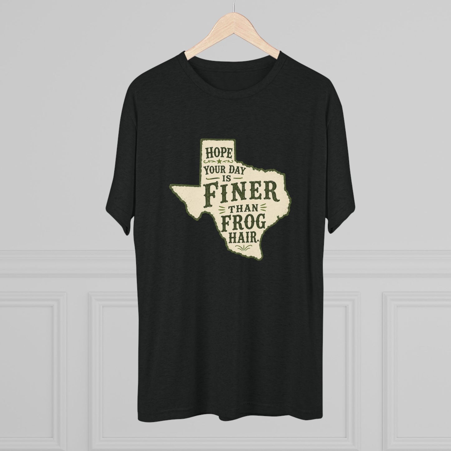 Finer than a Frog Hair - Tri-Blend Crew Tee