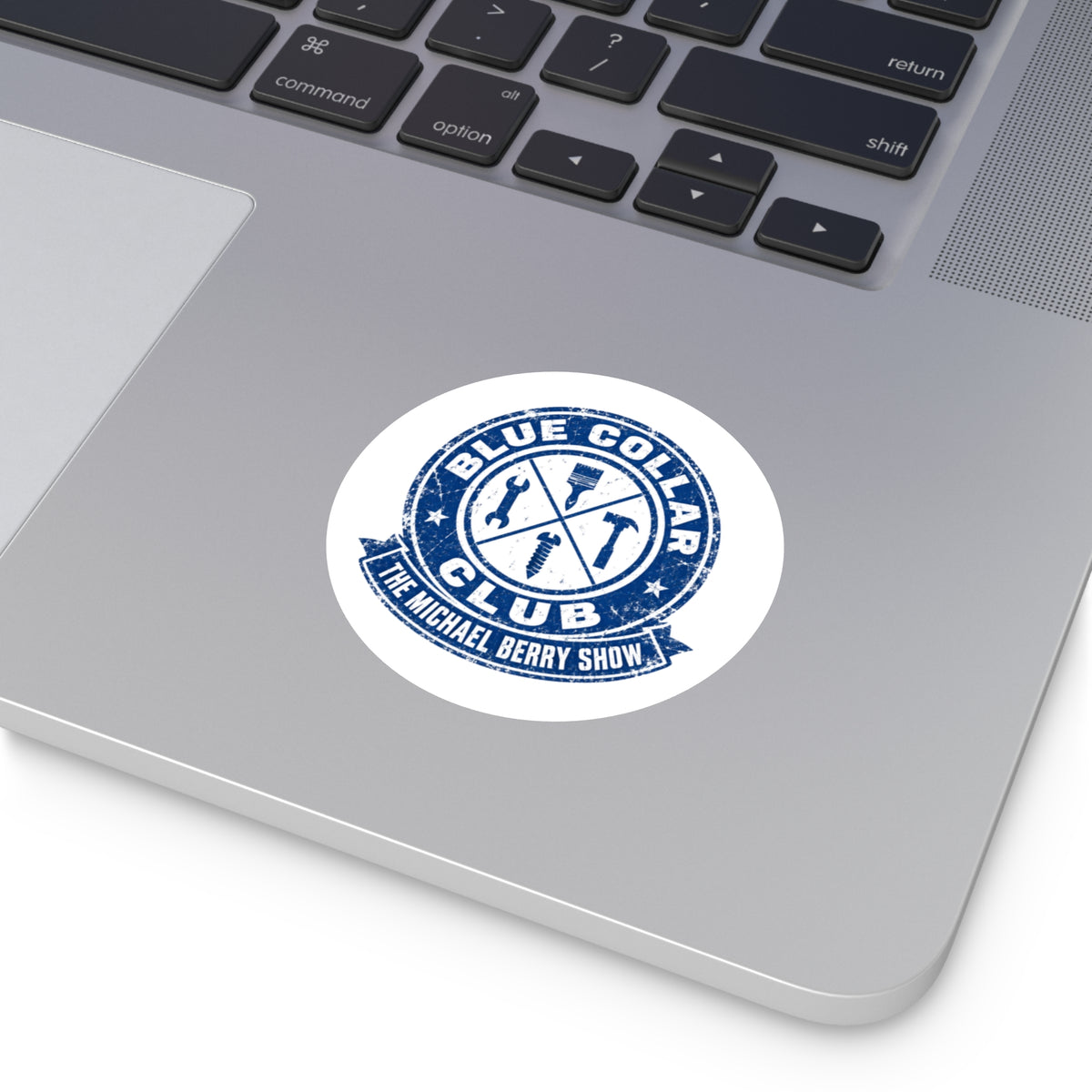 Blue Collar Club - Round Sticker