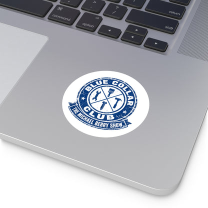 Blue Collar Club - Round Sticker