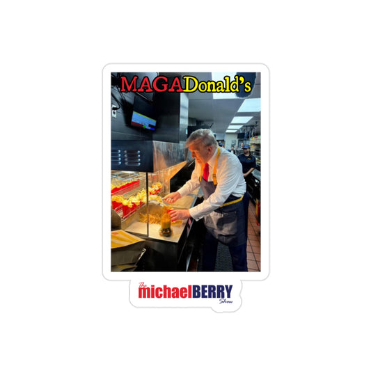 MAGADonald's Outdoor Stickers, Die-Cut, 1pc