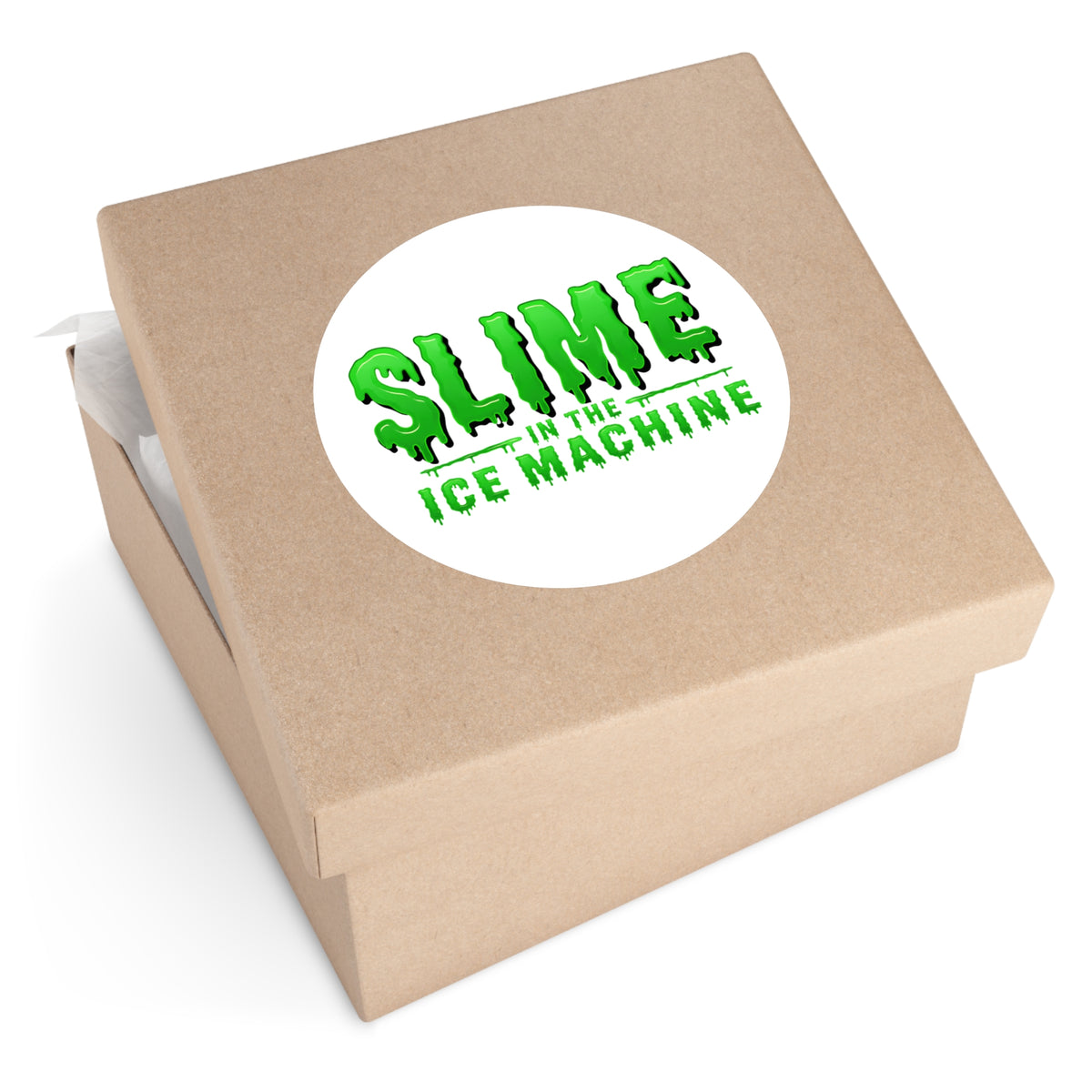 Slime in the Ice Machine - Round Sticker