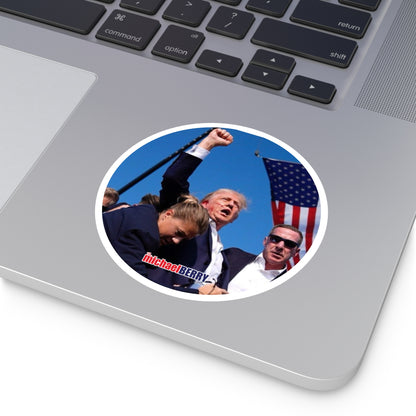 America - Hardhat Round Stickers (ii)