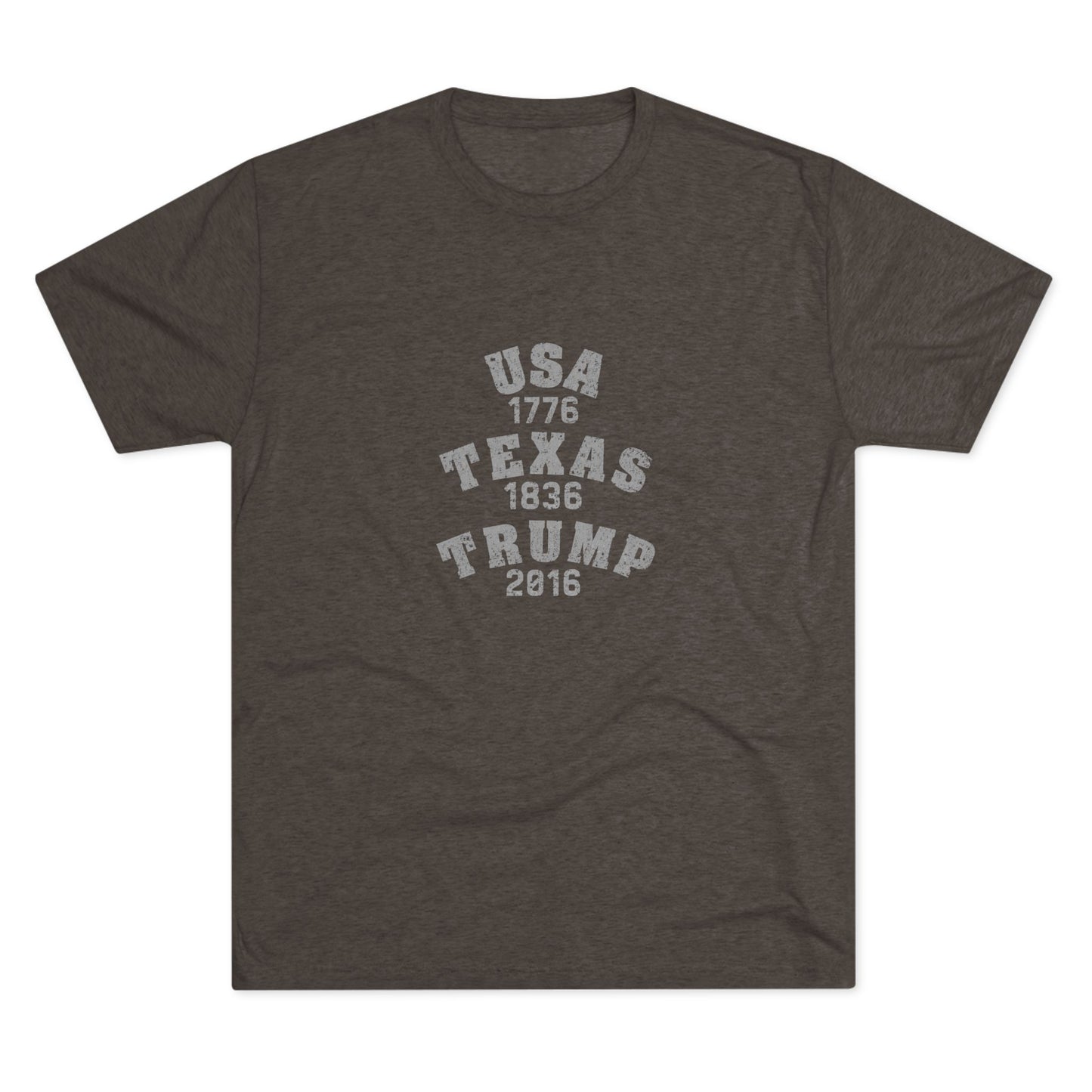 USA TEXAS TRUMP - Tri-Blend Crew Tee