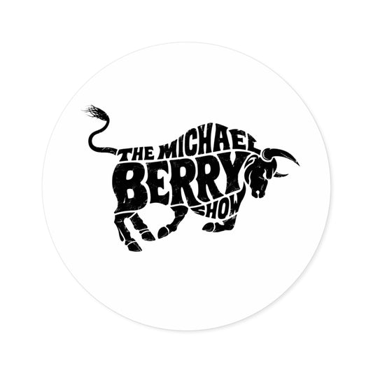 Michael Berry Show (Bull Logo) - Round Sticker