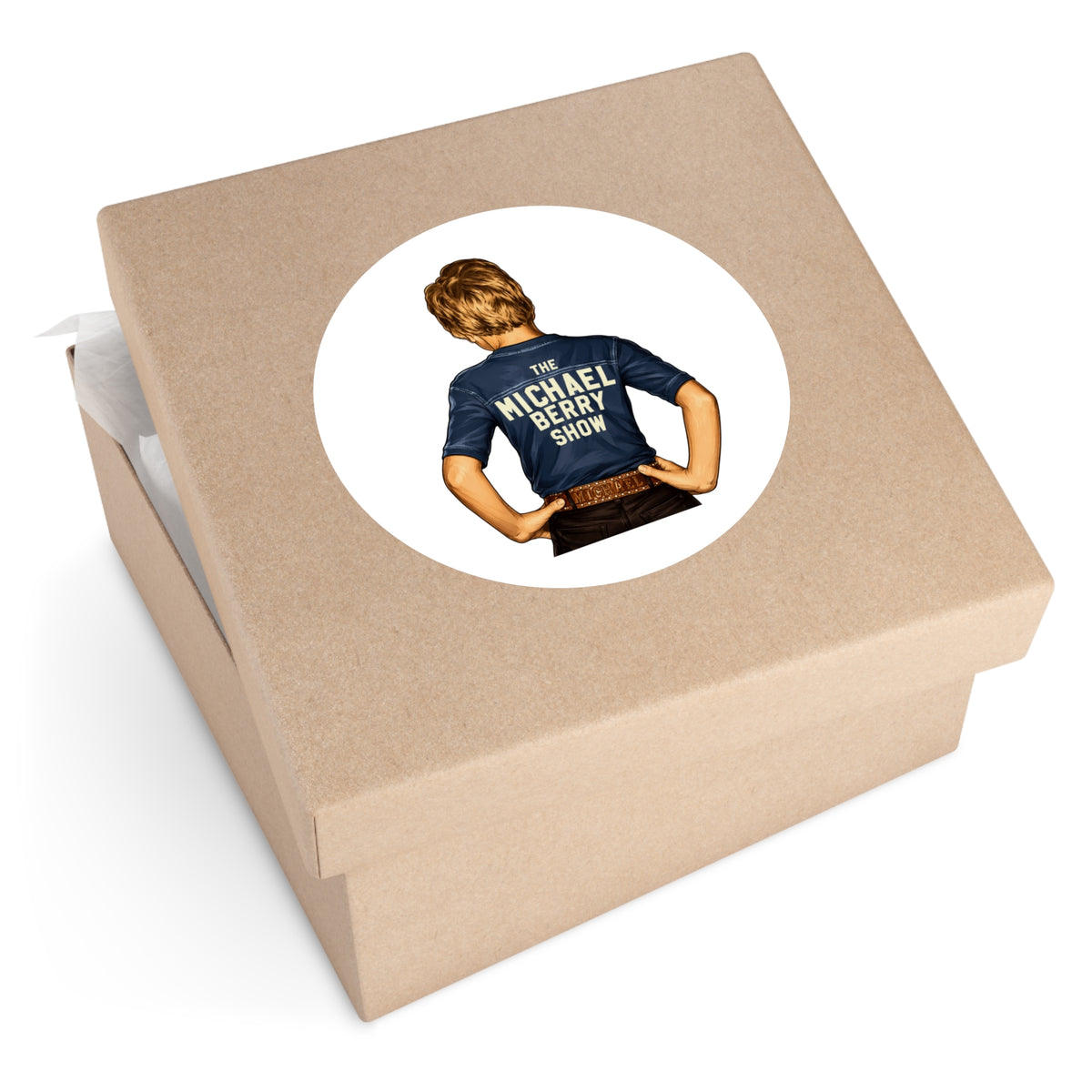 Michael Berry Show Kid - Round Sticker