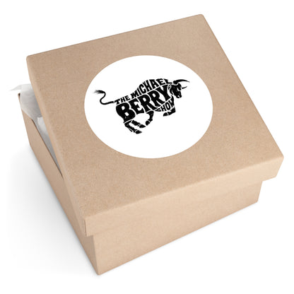 Michael Berry Show (Bull Logo) - Round Sticker